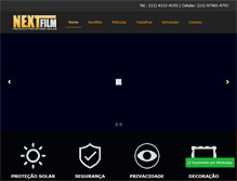Tablet Screenshot of nextfilm.com.br